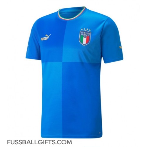 Italien Fußballbekleidung Heimtrikot 2022 Kurzarm